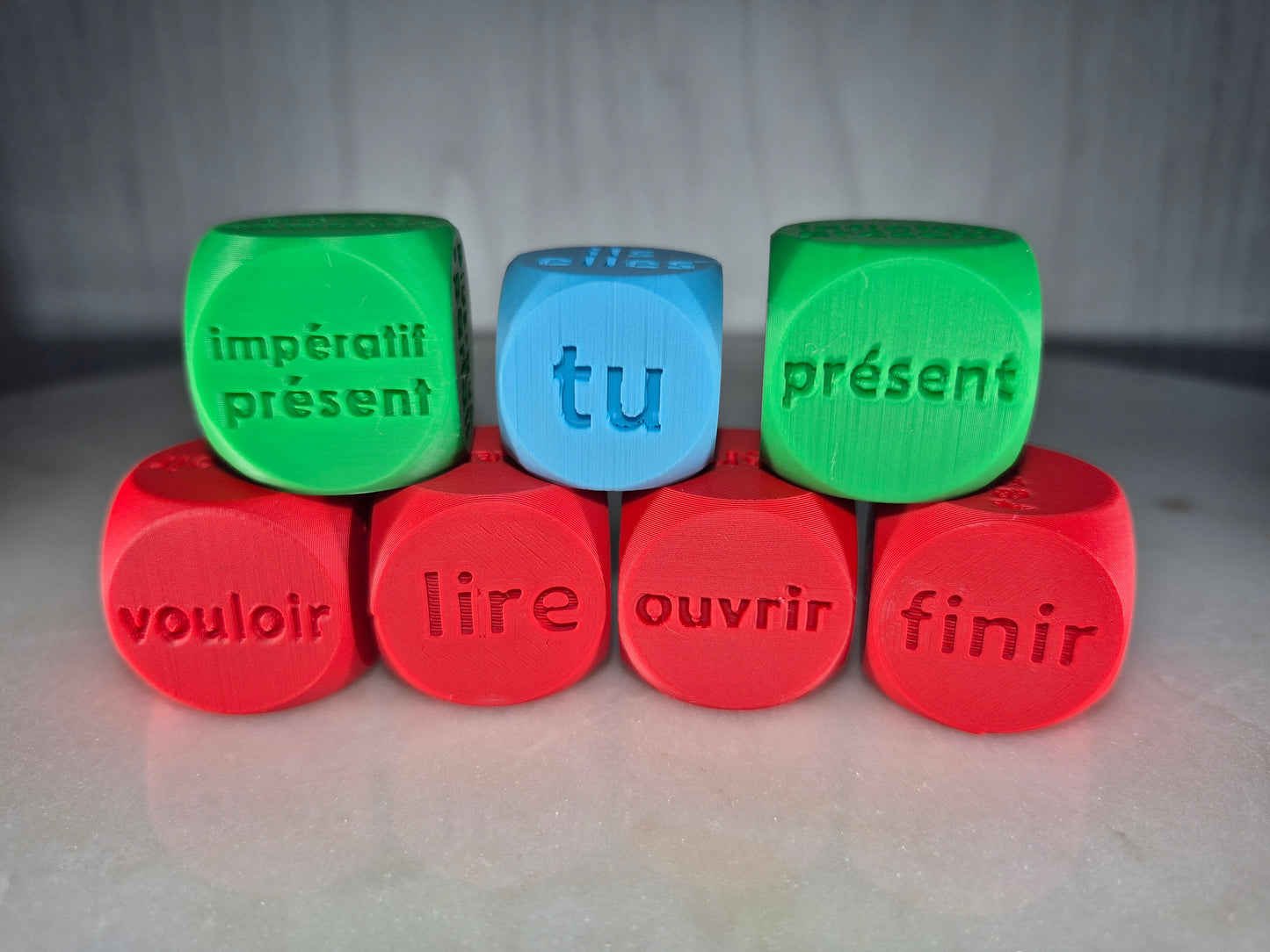 Conju-Dés - 5e année du primaire | Dés de conjugaison