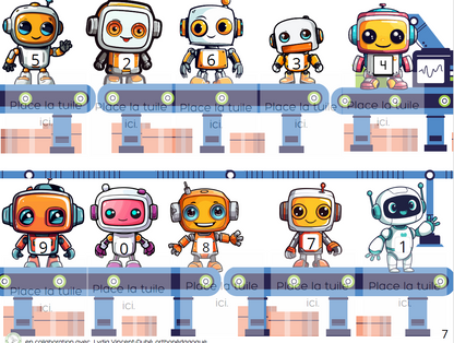 Tuiles de mathématiques sensorielles à double face | Outils de mathématique