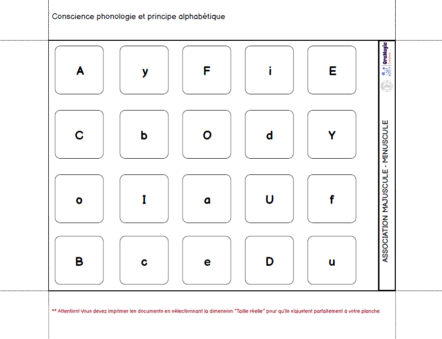 Planche d'automne | Outil de langage et de mathématique | En collaboration avec OraMagie