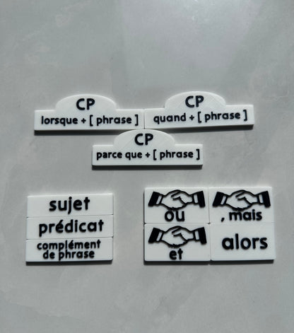 Tuiles des phrases longues | Outils de langage | En collaboration avec OraMagie