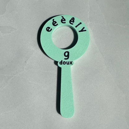 Loupe de détective [g] dur et doux | Outils de langage | En collaboration avec OraMagie