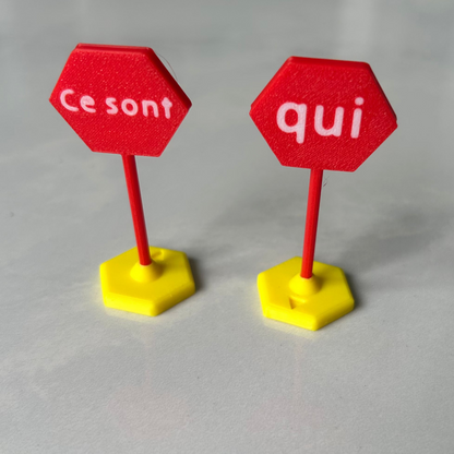 Panneaux « C’est qui / Ce sont qui » | Outils de langage