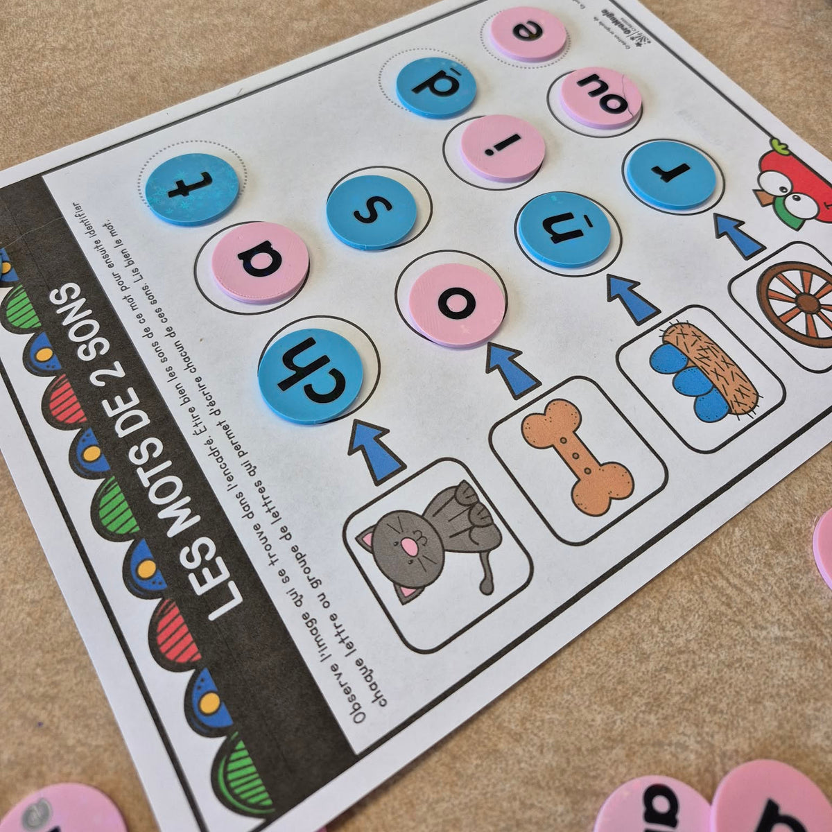 Pastilles de graphèmes | Outils de langage | En collaboration avec OraMagie