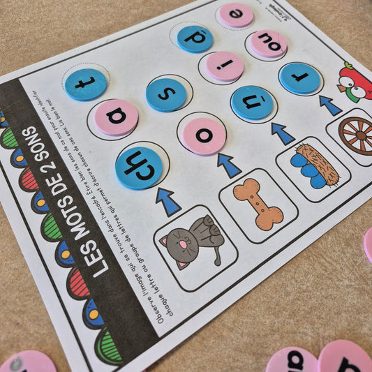 Pastilles de graphèmes | Outils de langage | En collaboration avec OraMagie