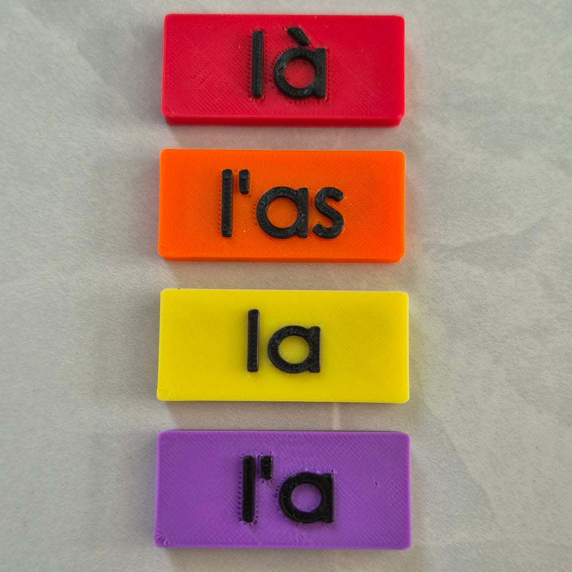 Homophones [la], [là], [l'a] et [l'as] | Outils de langage | En collaboration avec OraMagie