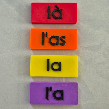 Homophones [la], [là], [l'a] et [l'as] | Outils de langage | En collaboration avec OraMagie
