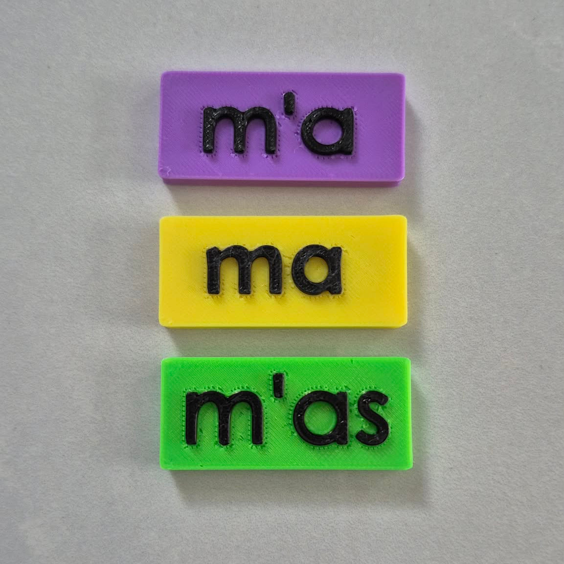 Homophones [ma], [m'a] et [m'as] | Outils de langage | En collaboration avec OraMagie